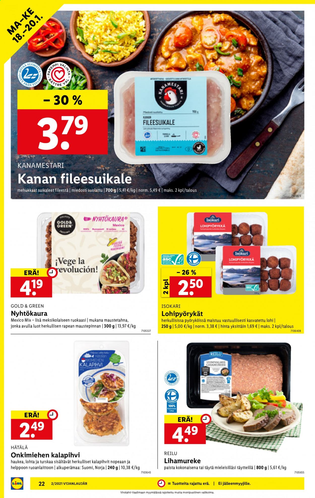Lidl tarjoukset - 14.01.2021 - 20.01.2021. Sivu 22