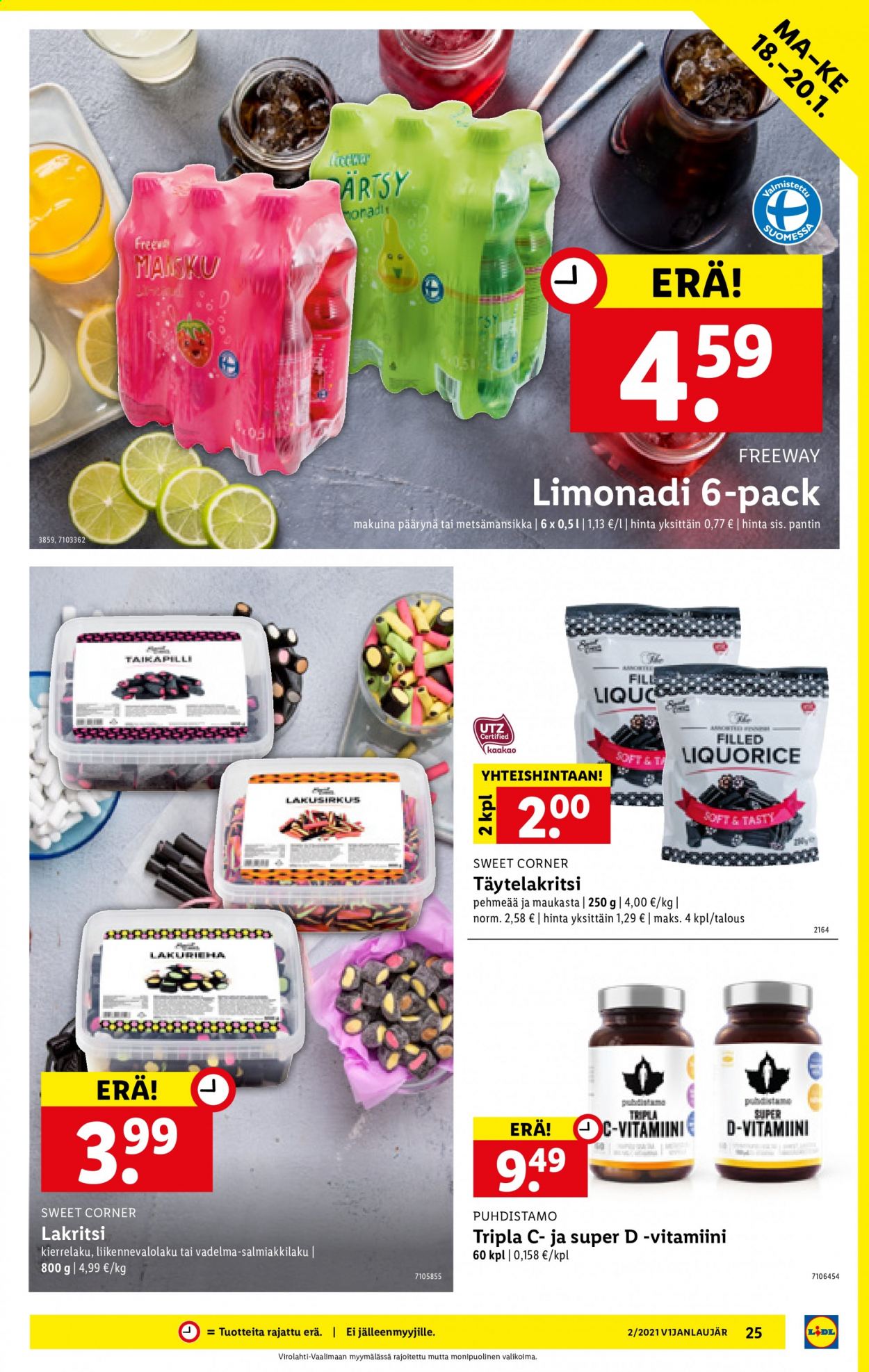 Lidl tarjoukset - 14.01.2021 - 20.01.2021. Sivu 25
