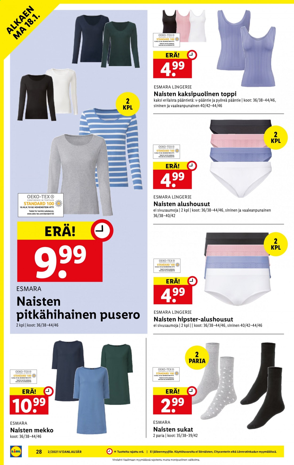 Lidl tarjoukset - 14.01.2021 - 20.01.2021. Sivu 28
