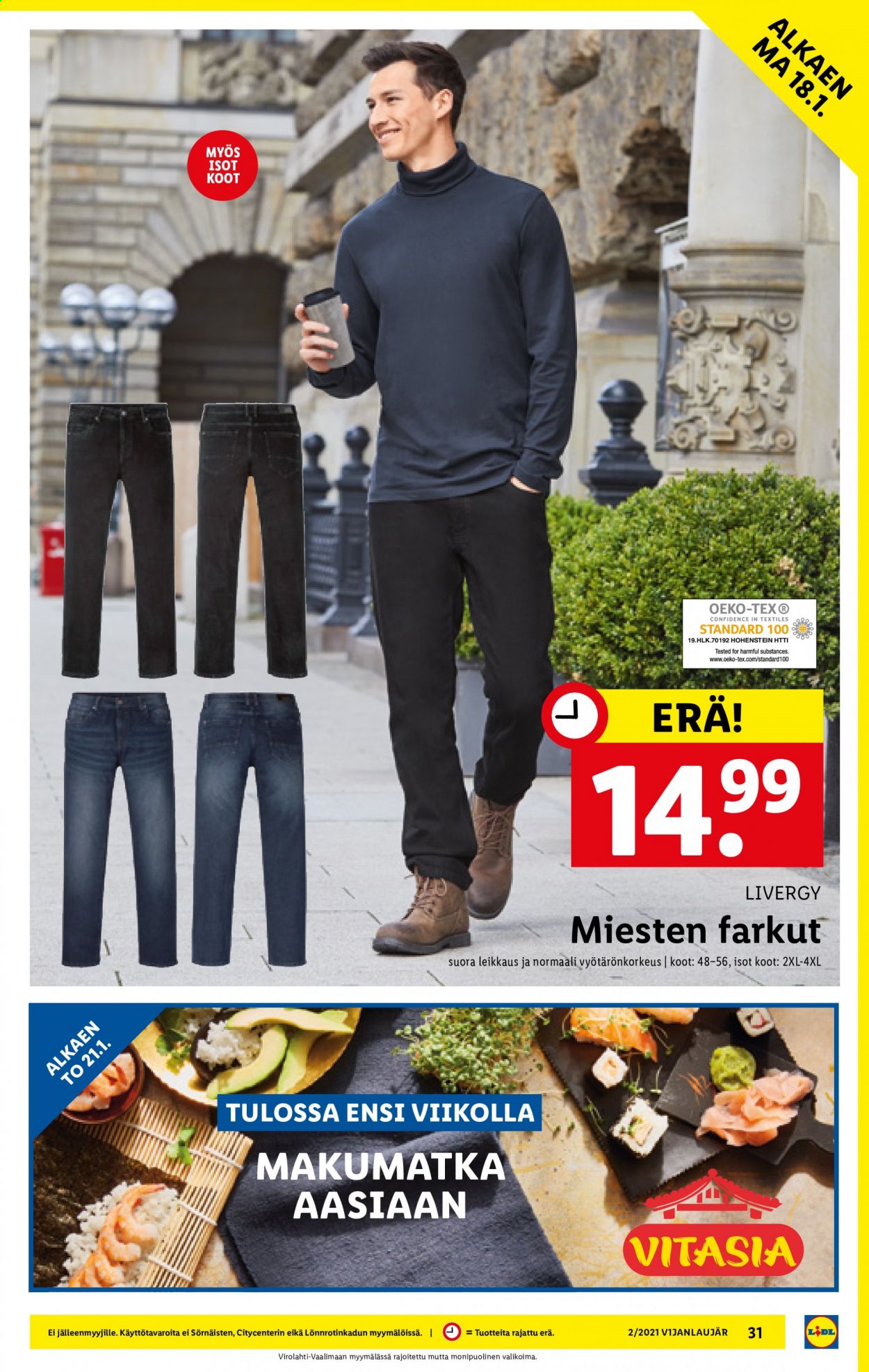 Lidl tarjoukset - 14.01.2021 - 20.01.2021. Sivu 31