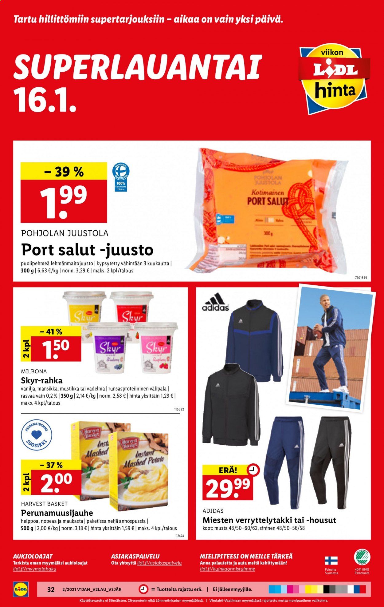 Lidl tarjoukset - 14.01.2021 - 20.01.2021. Sivu 32