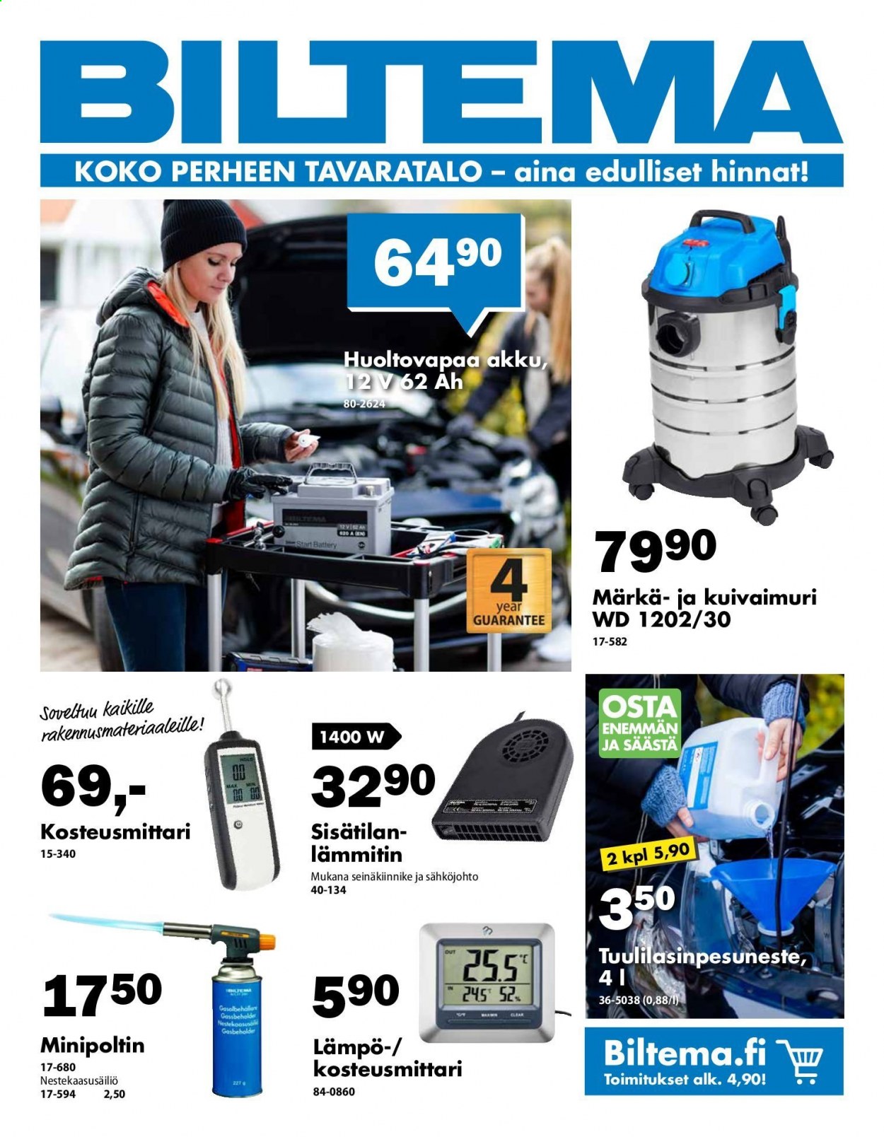 Biltema tarjoukset - 13.01.2021 - 17.01.2021. Sivu 1