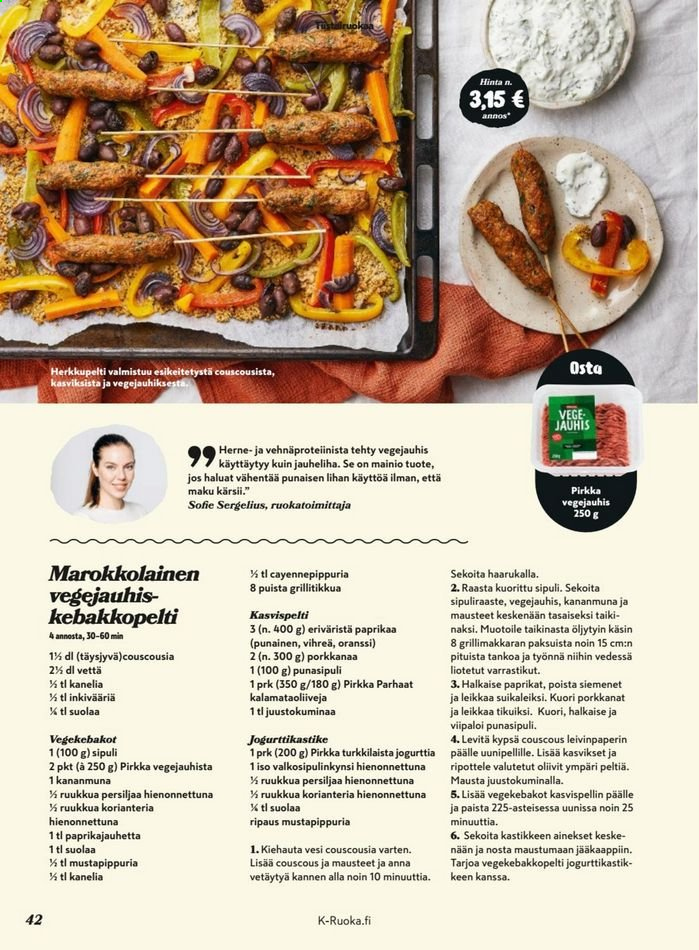 K-market tarjoukset - 13.01.2021 - 02.03.2021. Sivu 42