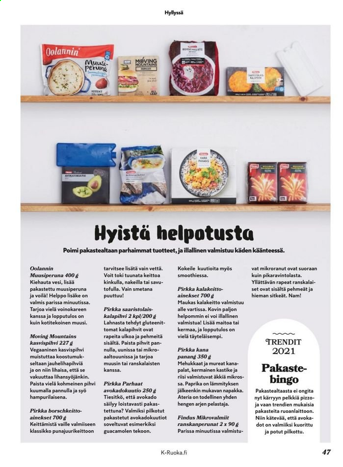 K-market tarjoukset - 13.01.2021 - 02.03.2021. Sivu 47