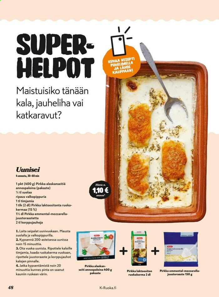 K-market tarjoukset - 13.01.2021 - 02.03.2021. Sivu 48