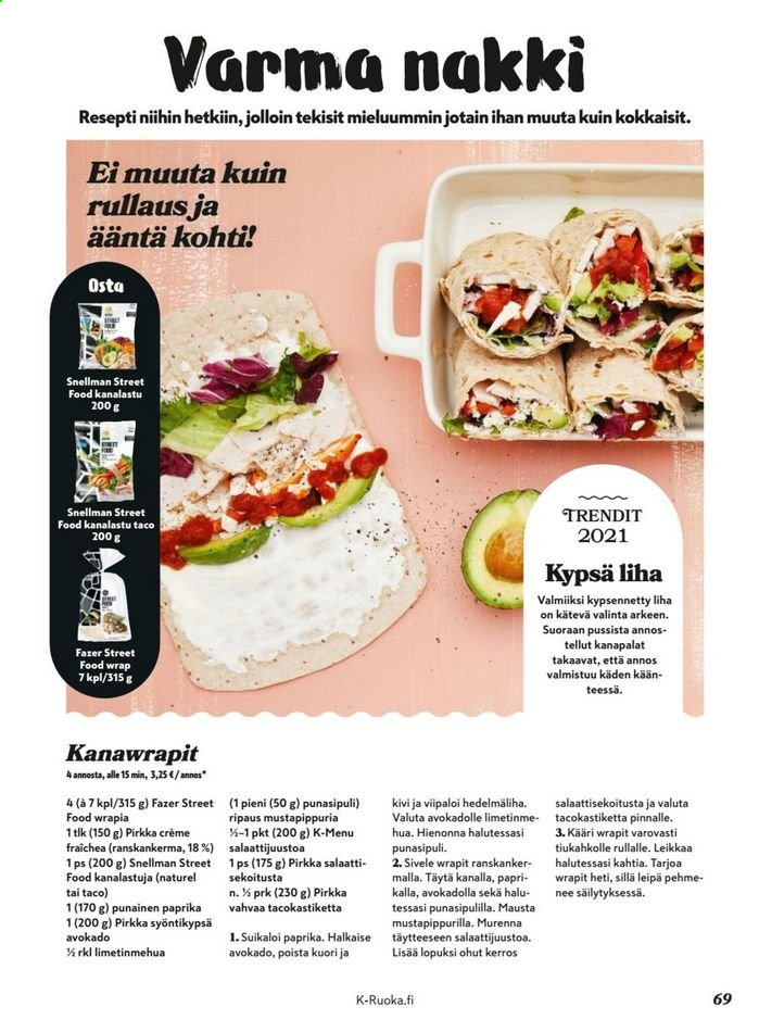 K-market tarjoukset - 13.01.2021 - 02.03.2021. Sivu 69