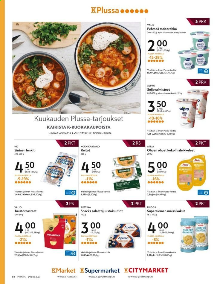 K-market tarjoukset - 13.01.2021 - 28.01.2021. Sivu 54