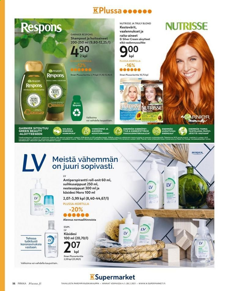 K-market tarjoukset - 13.01.2021 - 28.01.2021. Sivu 56