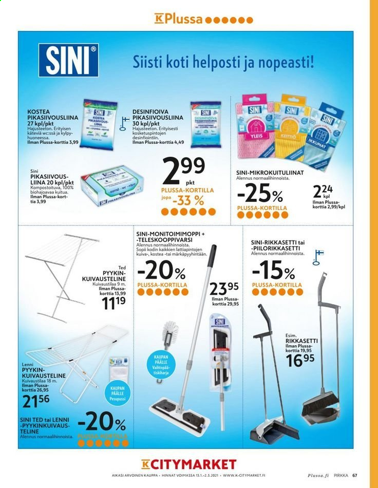 K-market tarjoukset - 13.01.2021 - 28.01.2021. Sivu 67
