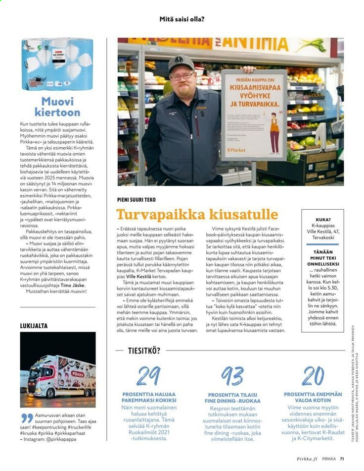 K-market tarjoukset - 13.01.2021 - 28.01.2021. Sivu 71