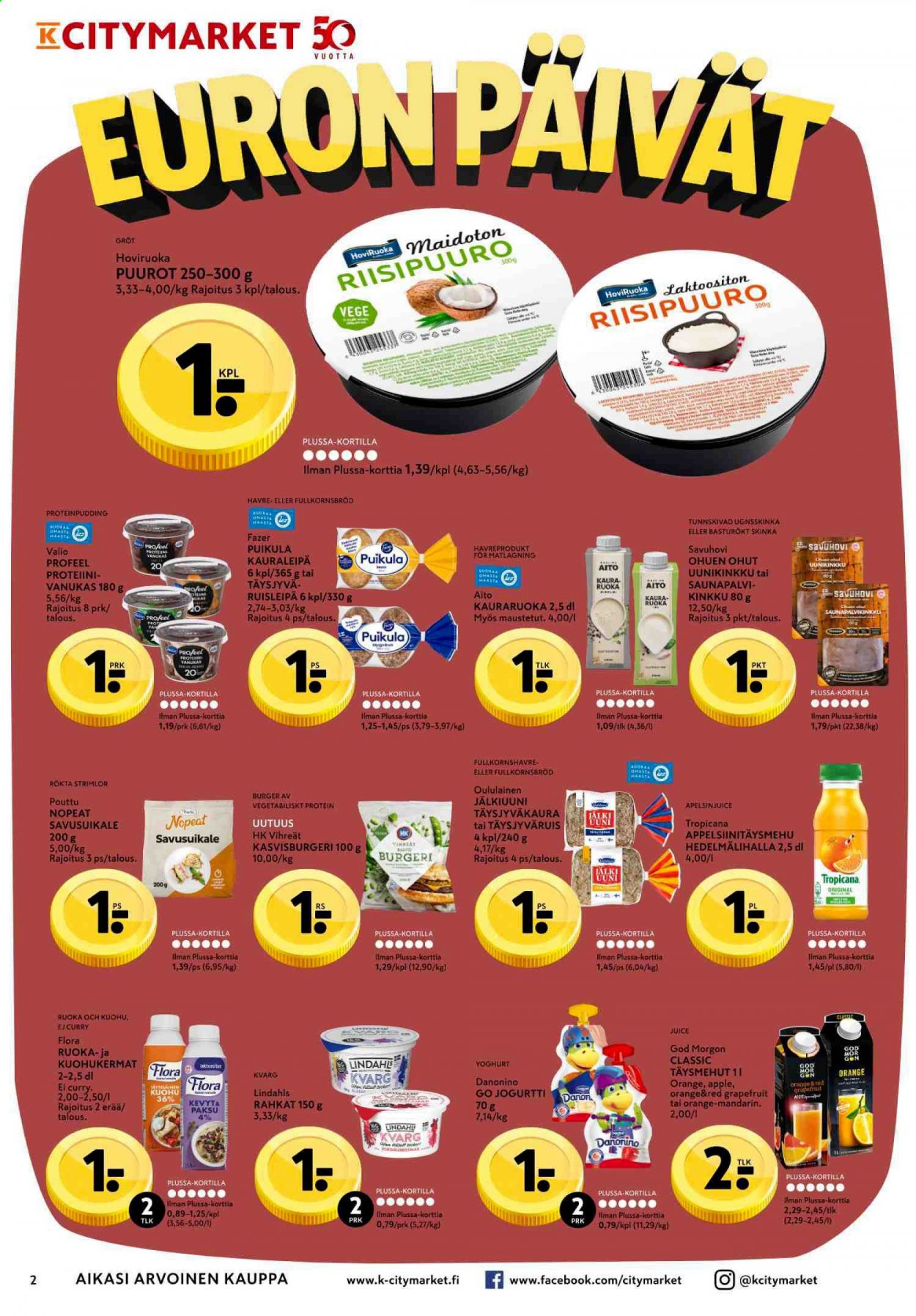 K-citymarket tarjoukset - 14.01.2021 - 17.01.2021. Sivu 2