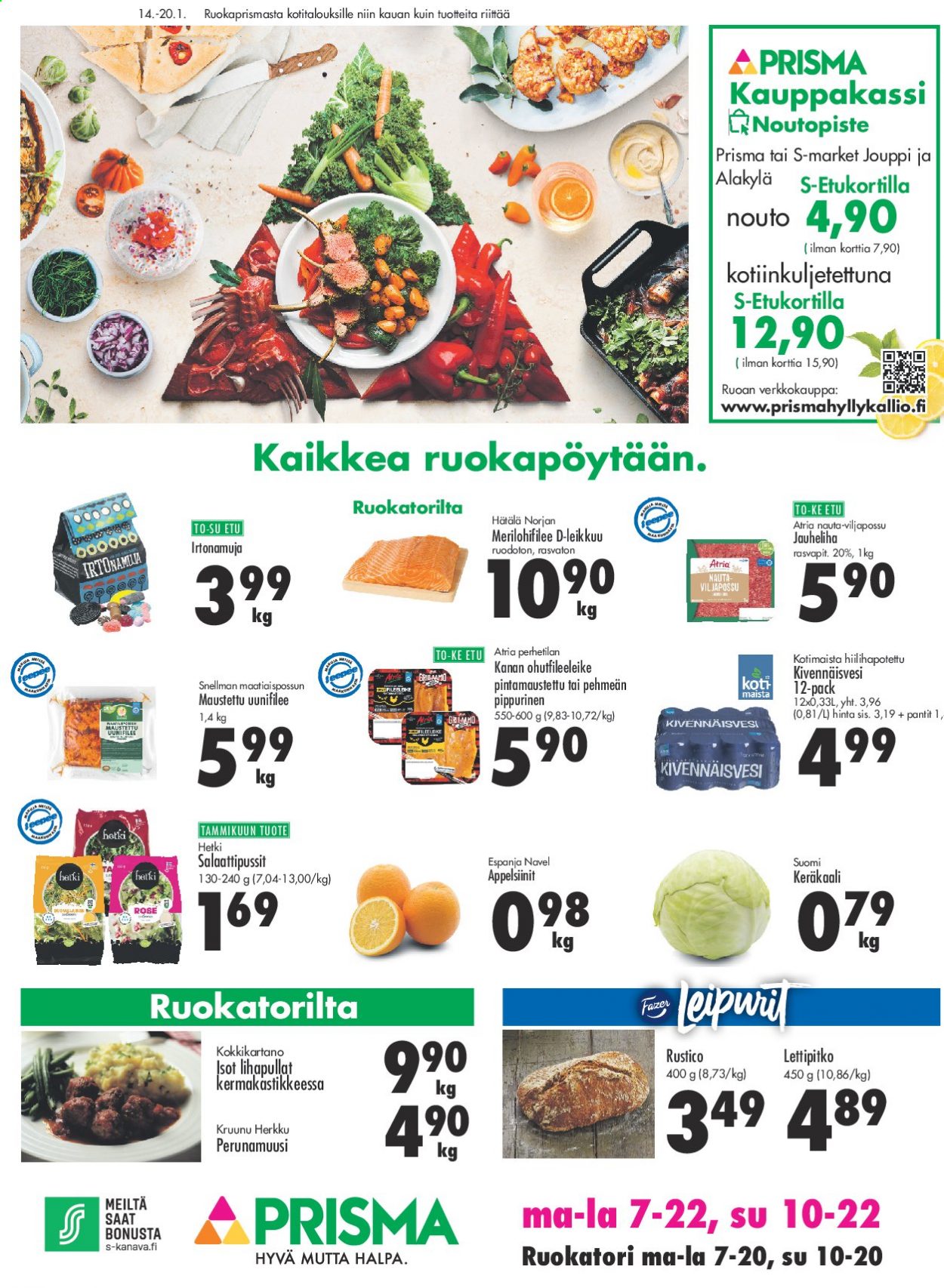 Prisma tarjoukset - 14.01.2021 - 20.01.2021. Sivu 1