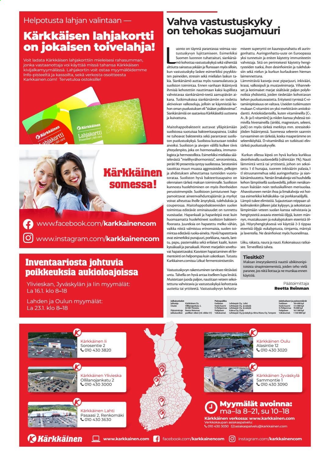 Kärkkäinen tarjoukset - 14.01.2021 - 27.01.2021. Sivu 2