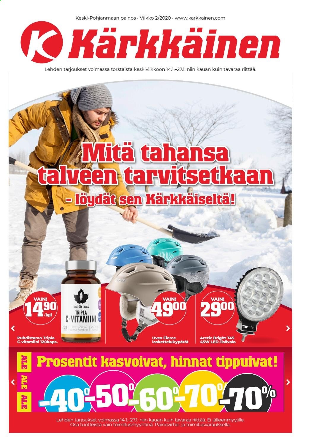 Kärkkäinen tarjoukset - 14.01.2021 - 27.01.2021. Sivu 1