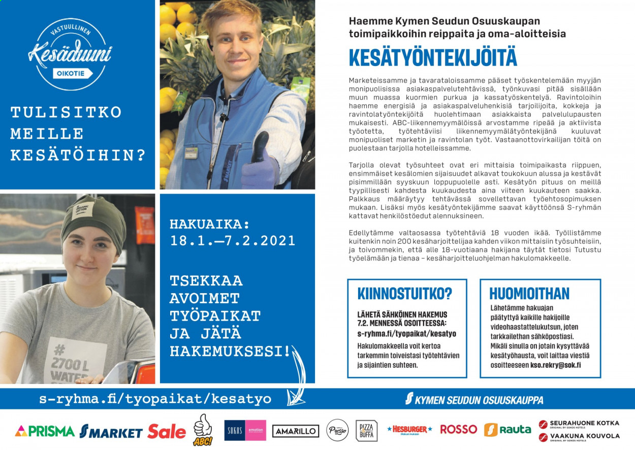 Prisma tarjoukset - 18.01.2021 - 07.02.2021. Sivu 1