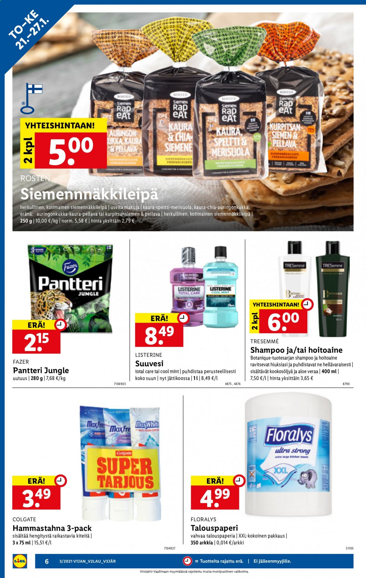 Lidl tarjoukset - 21.01.2021 - 27.01.2021. Sivu 6