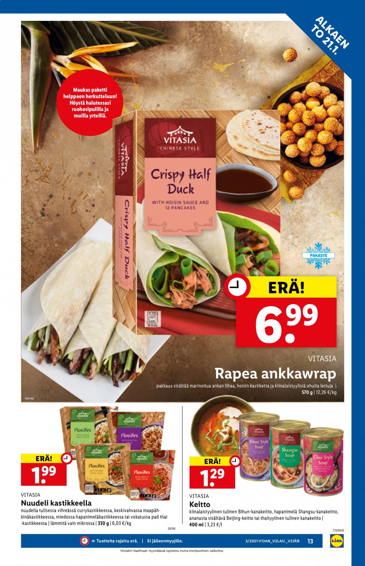 Lidl tarjoukset - 21.01.2021 - 27.01.2021. Sivu 13