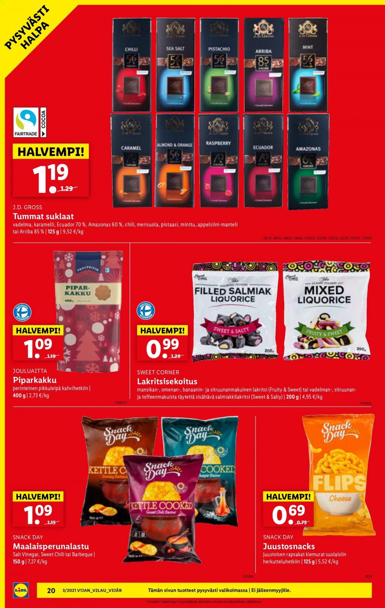 Lidl tarjoukset - 21.01.2021 - 27.01.2021. Sivu 20
