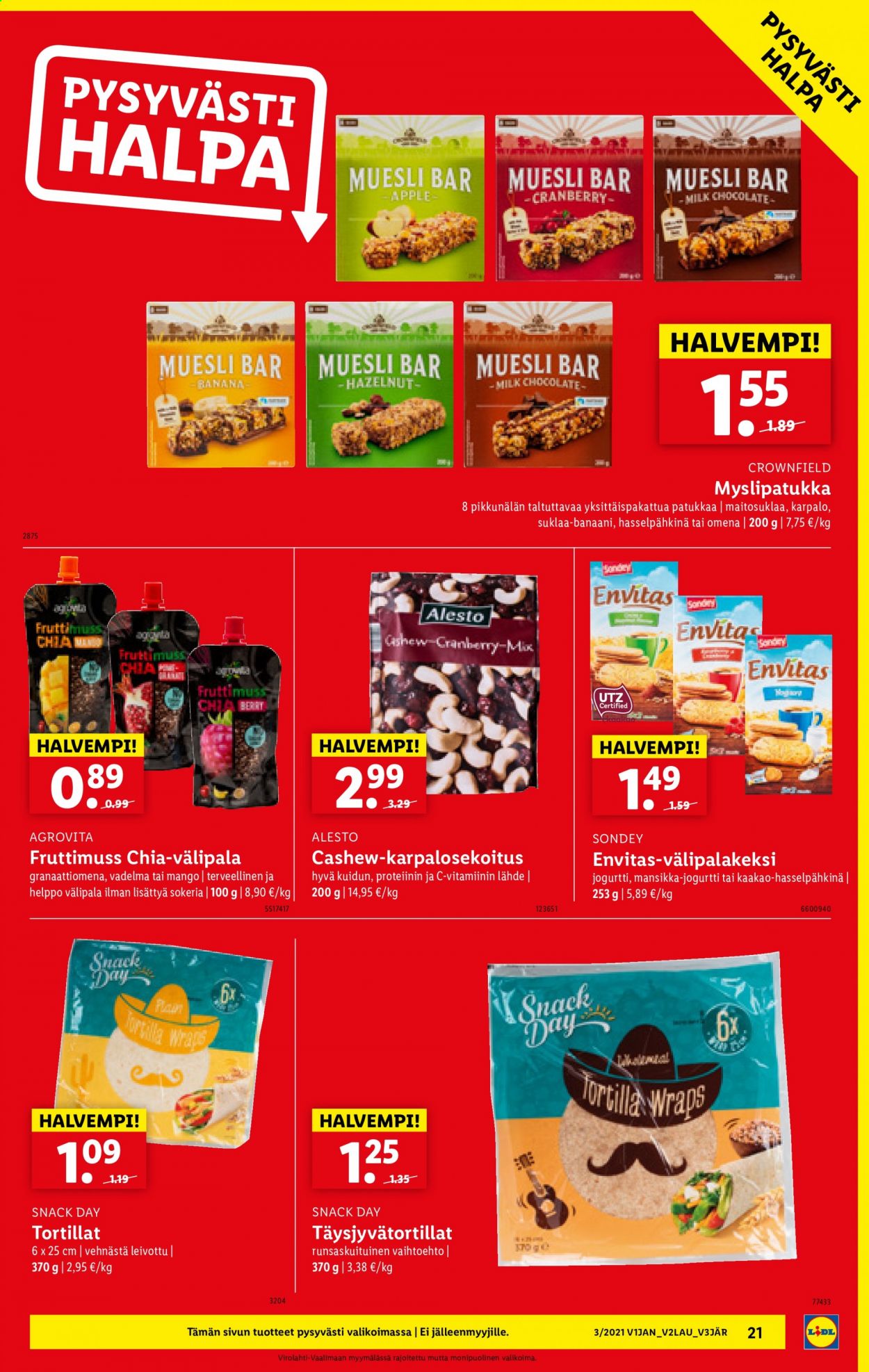 Lidl tarjoukset - 21.01.2021 - 27.01.2021. Sivu 21