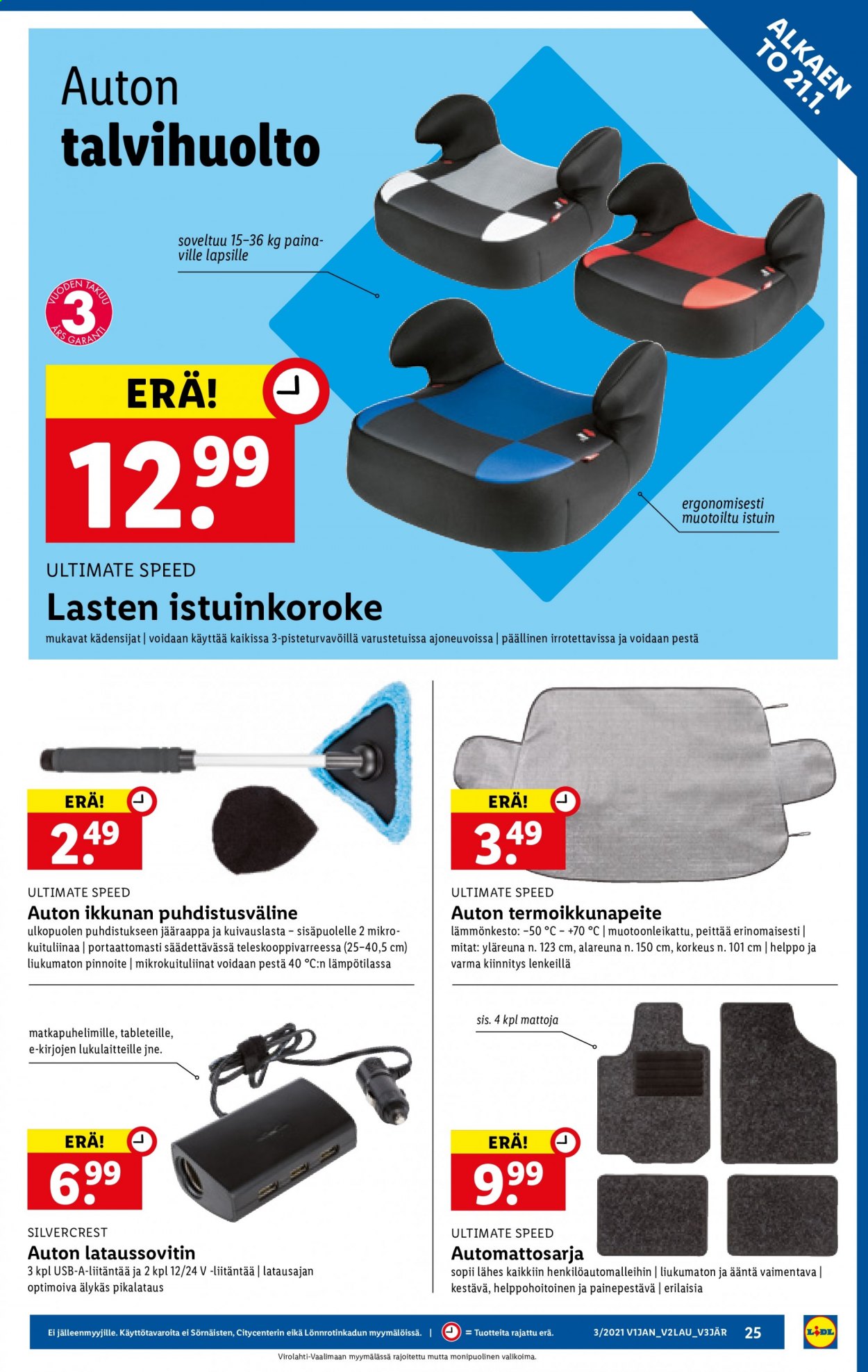 Lidl tarjoukset - 21.01.2021 - 27.01.2021. Sivu 25