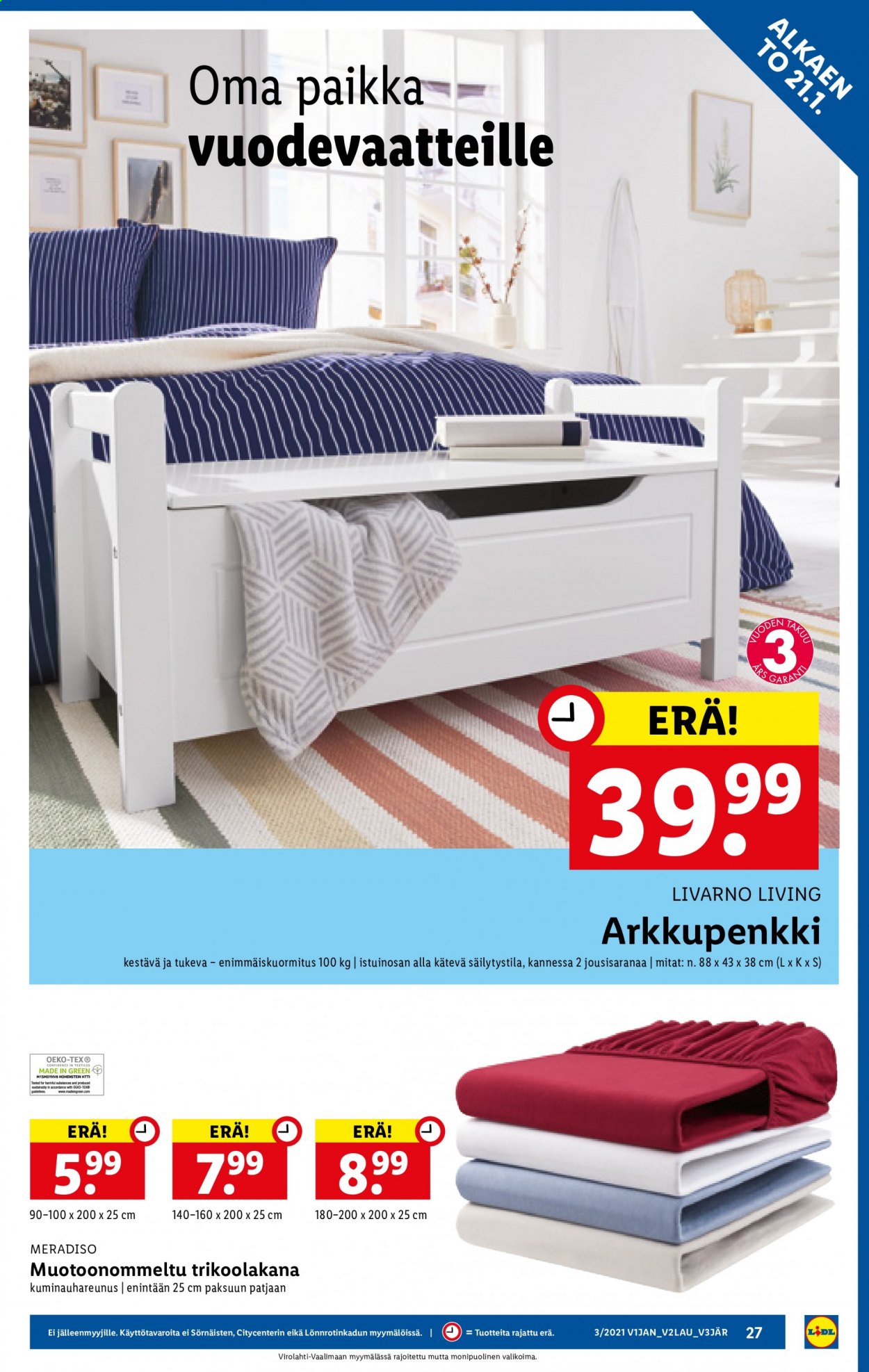 Lidl tarjoukset - 21.01.2021 - 27.01.2021. Sivu 27