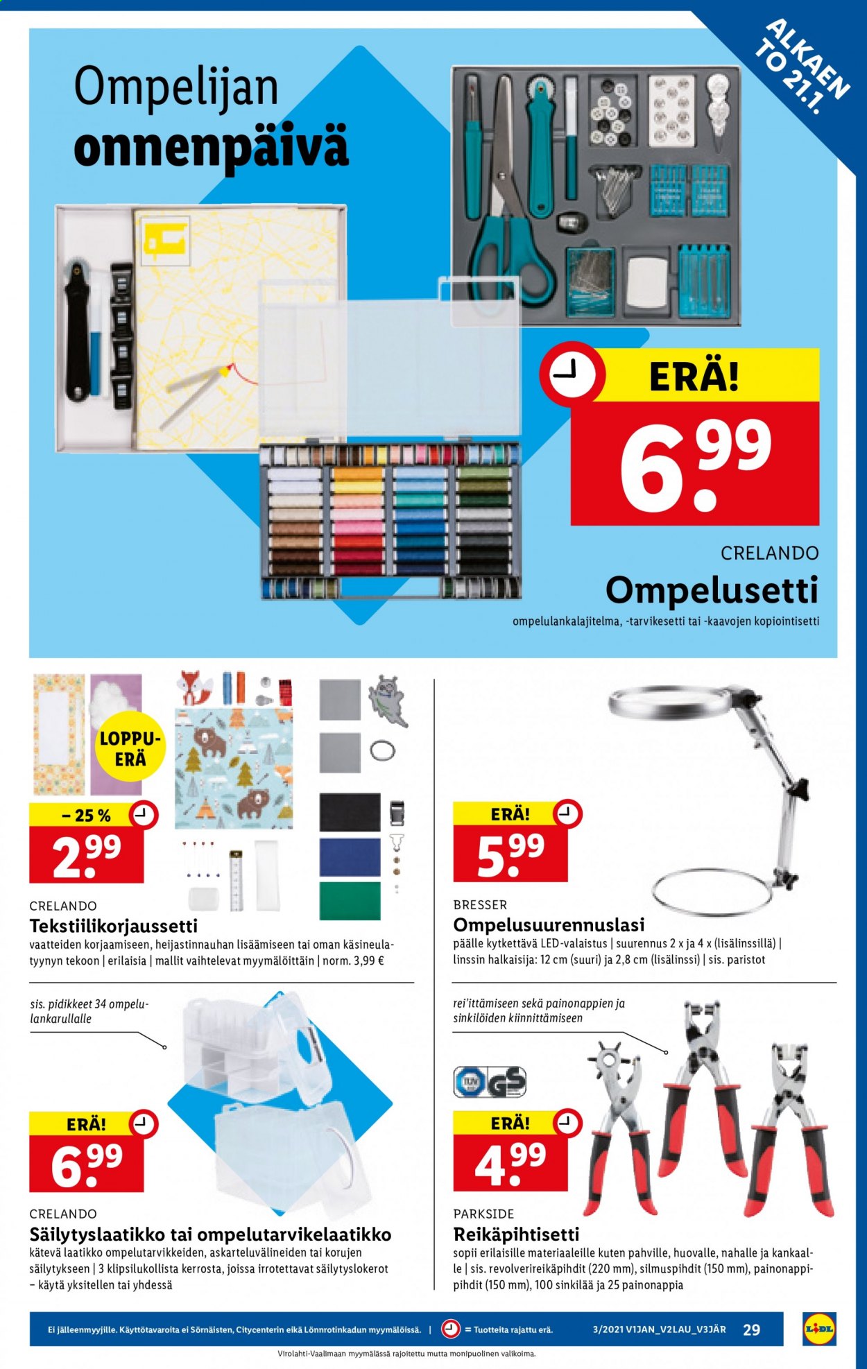 Lidl tarjoukset - 21.01.2021 - 27.01.2021. Sivu 29