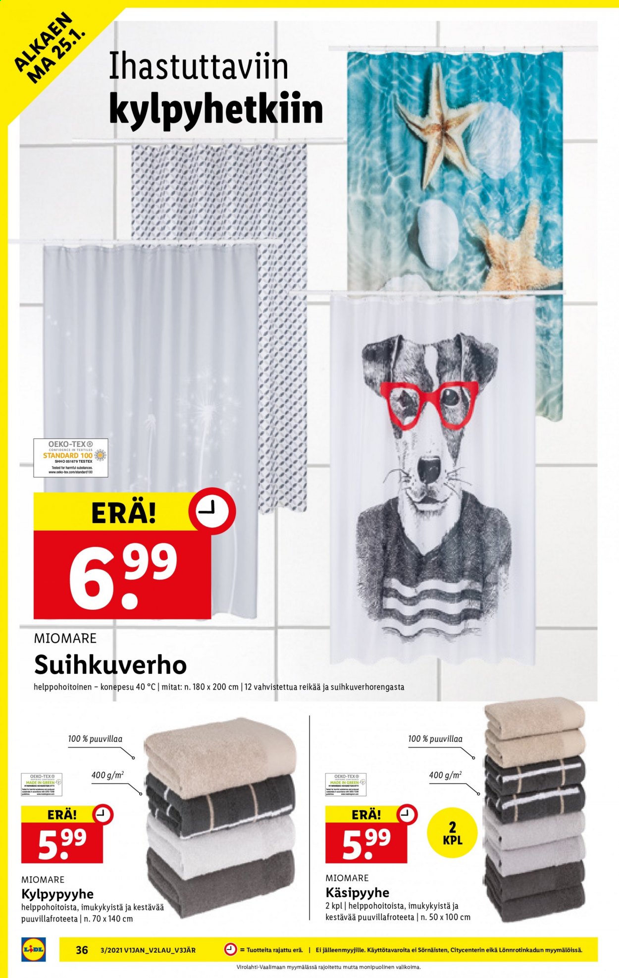 Lidl tarjoukset - 21.01.2021 - 27.01.2021. Sivu 36