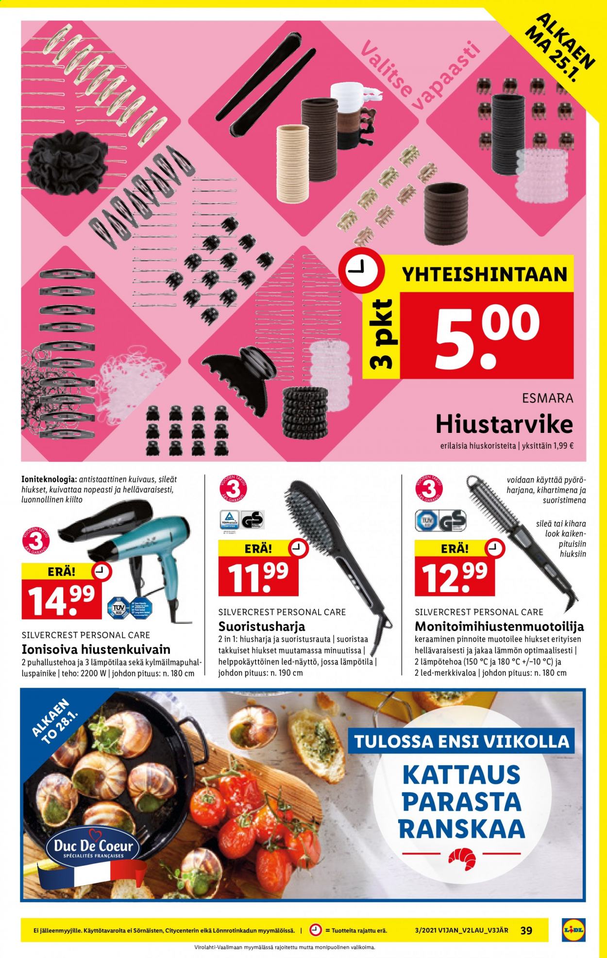 Lidl tarjoukset - 21.01.2021 - 27.01.2021. Sivu 39