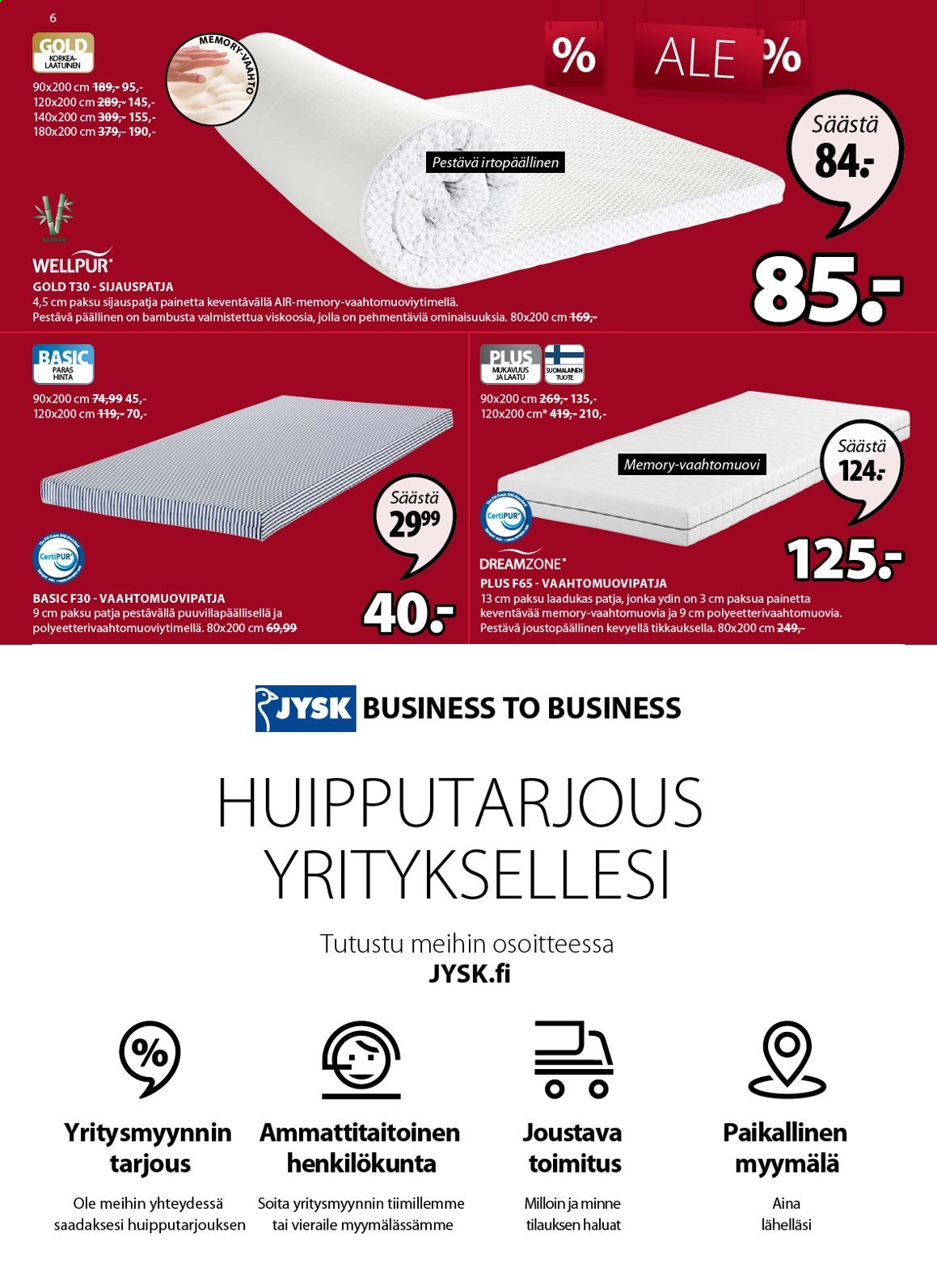 JYSK tarjoukset - 18.01.2021 - 24.01.2021. Sivu 6