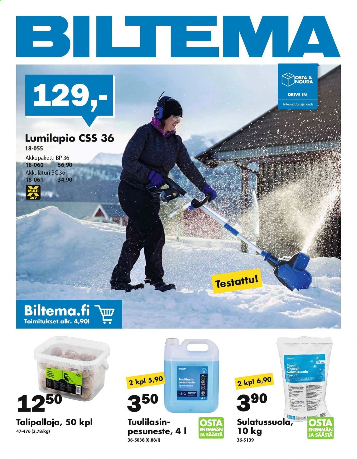 Biltema tarjoukset - 20.01.2021 - 24.01.2021. Sivu 1
