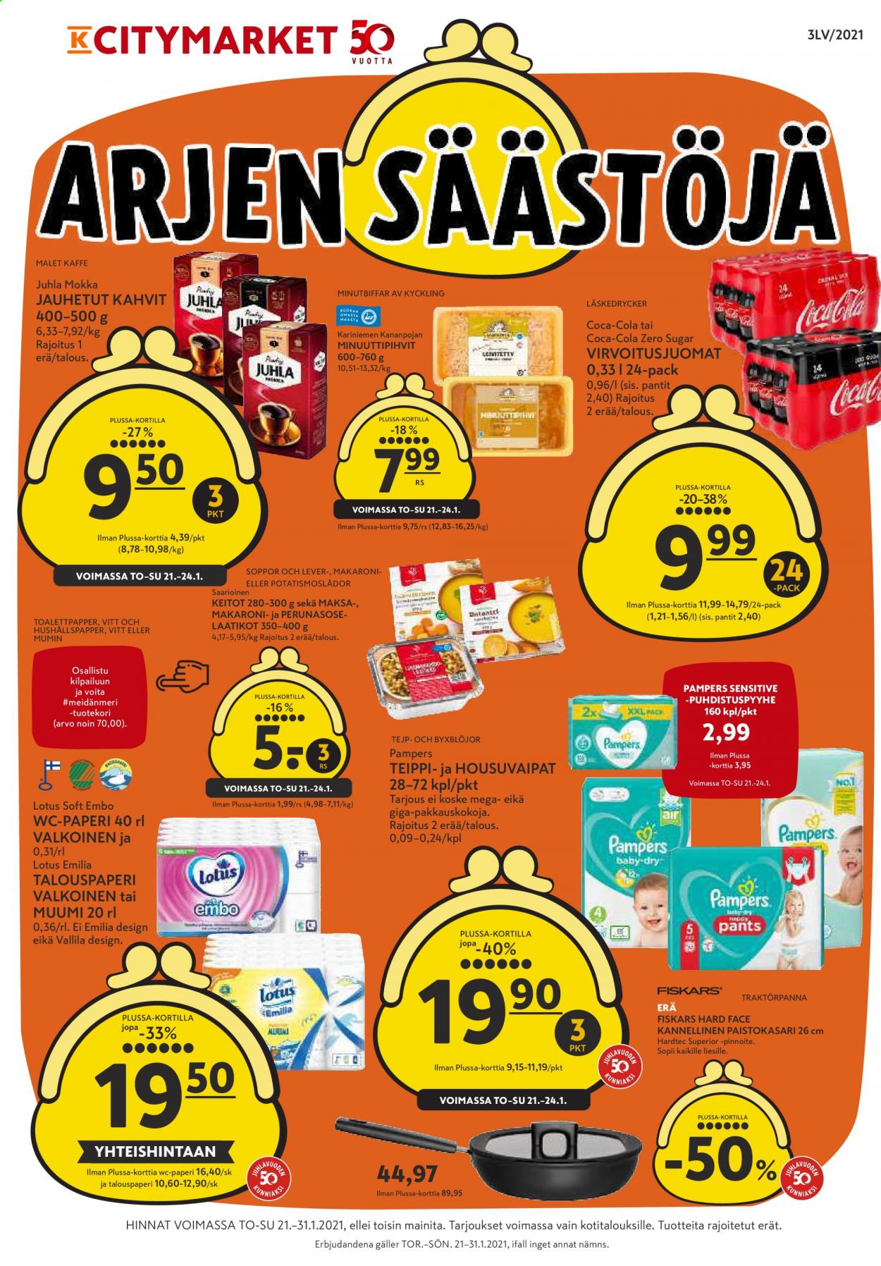 K-citymarket tarjoukset - 21.01.2021 - 31.01.2021. Sivu 1