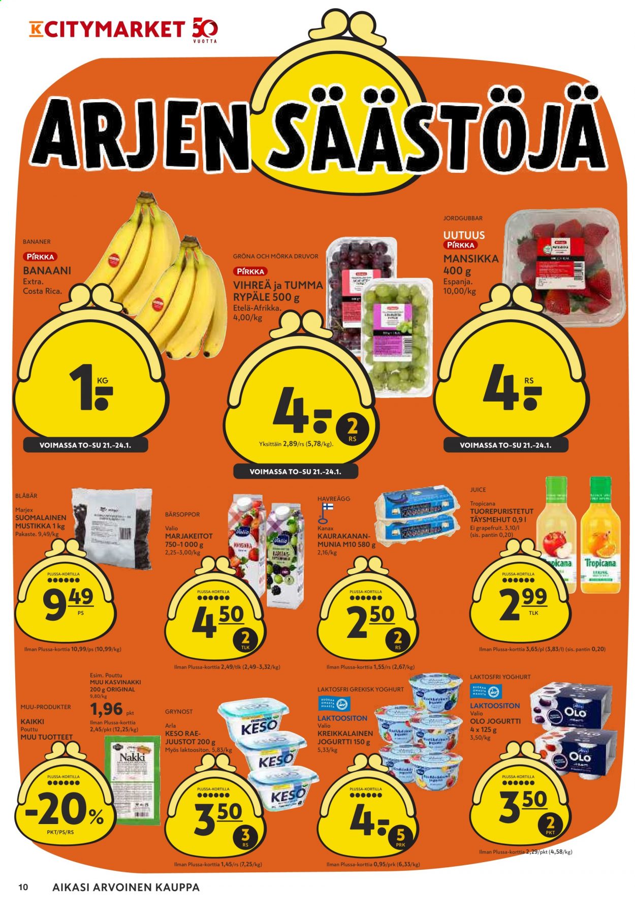 K-citymarket tarjoukset - 21.01.2021 - 31.01.2021. Sivu 10