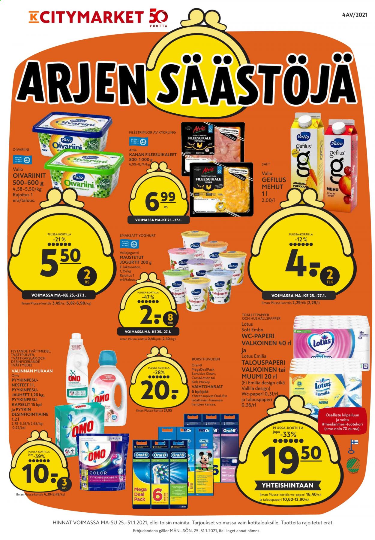 K-citymarket tarjoukset - 25.01.2021 - 31.01.2021. Sivu 1
