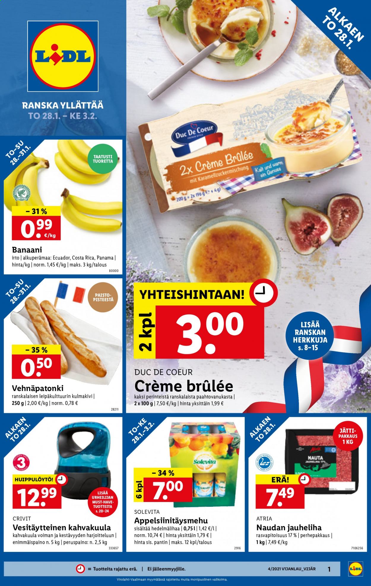 Lidl tarjoukset - 28.01.2021 - 03.02.2021. Sivu 1