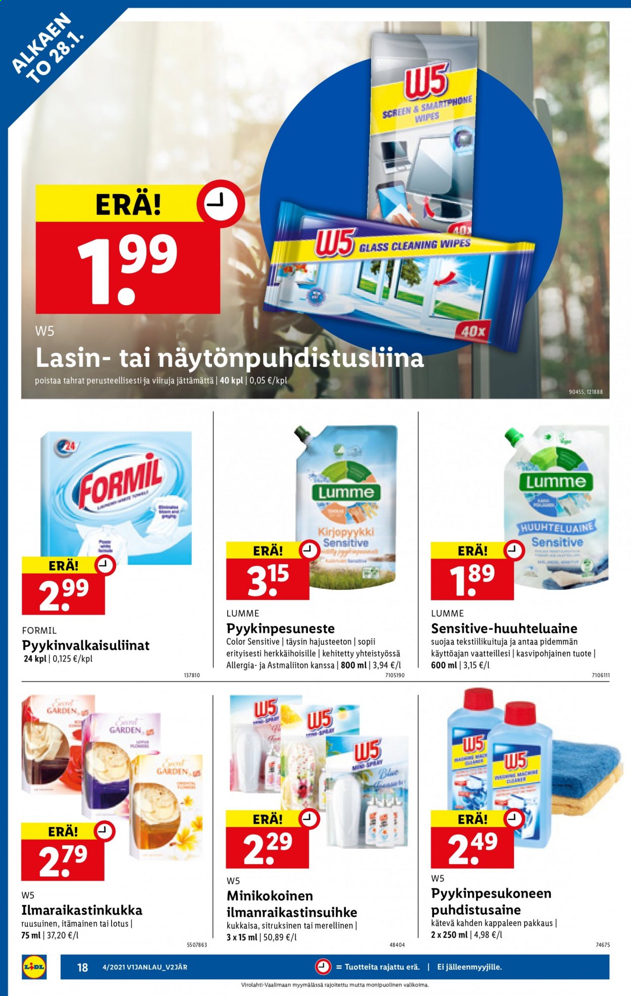 Lidl tarjoukset - 28.01.2021 - 03.02.2021. Sivu 18
