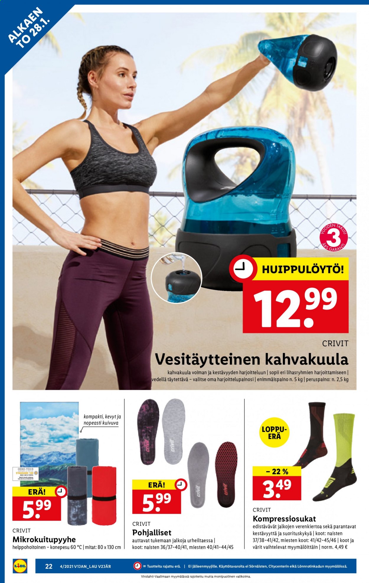 Lidl tarjoukset - 28.01.2021 - 03.02.2021. Sivu 22