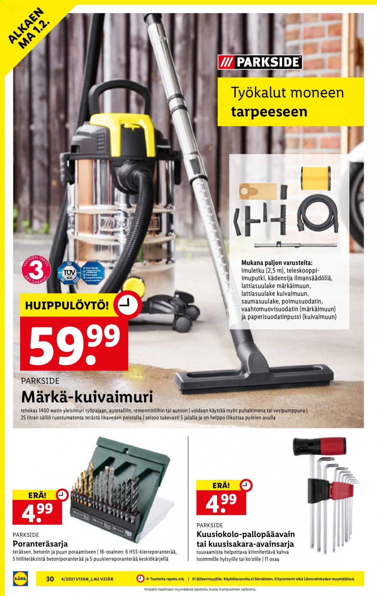 Lidl tarjoukset - 28.01.2021 - 03.02.2021. Sivu 30