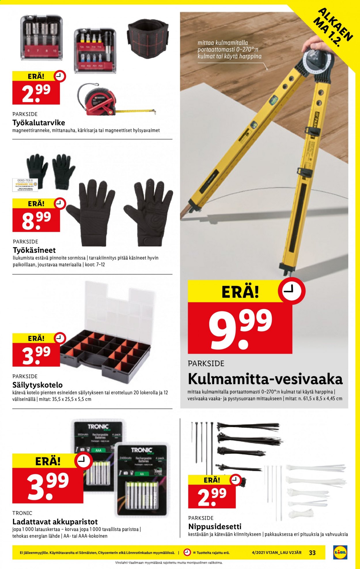 Lidl tarjoukset - 28.01.2021 - 03.02.2021. Sivu 33