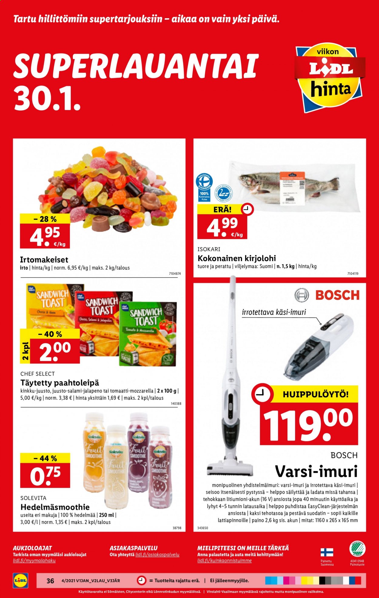 Lidl tarjoukset - 28.01.2021 - 03.02.2021. Sivu 36