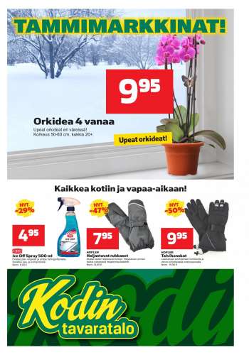Kodintavaratalo tarjoukset  - 25.01.2021 - 31.01.2021.