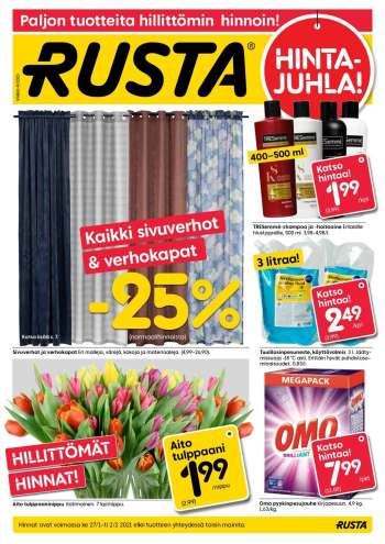 Rusta tarjoukset  - 27.01.2021 - 02.02.2021.
