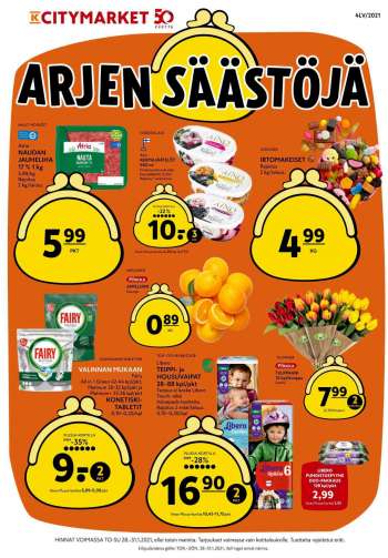 K-citymarket tarjoukset  - 28.01.2021 - 31.01.2021.