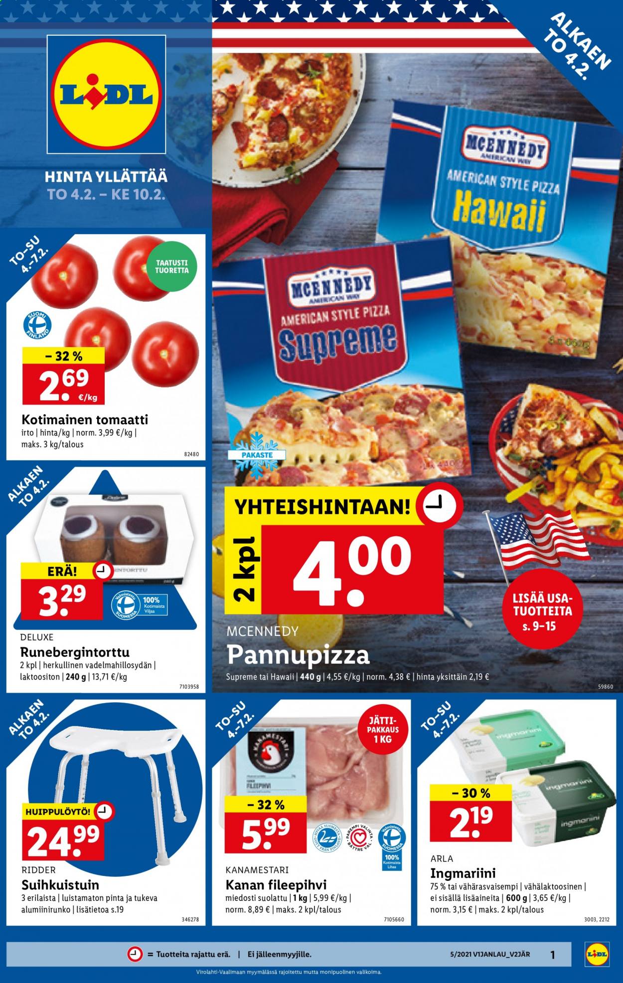 Lidl tarjoukset - 04.02.2021 - 10.02.2021. Sivu 1
