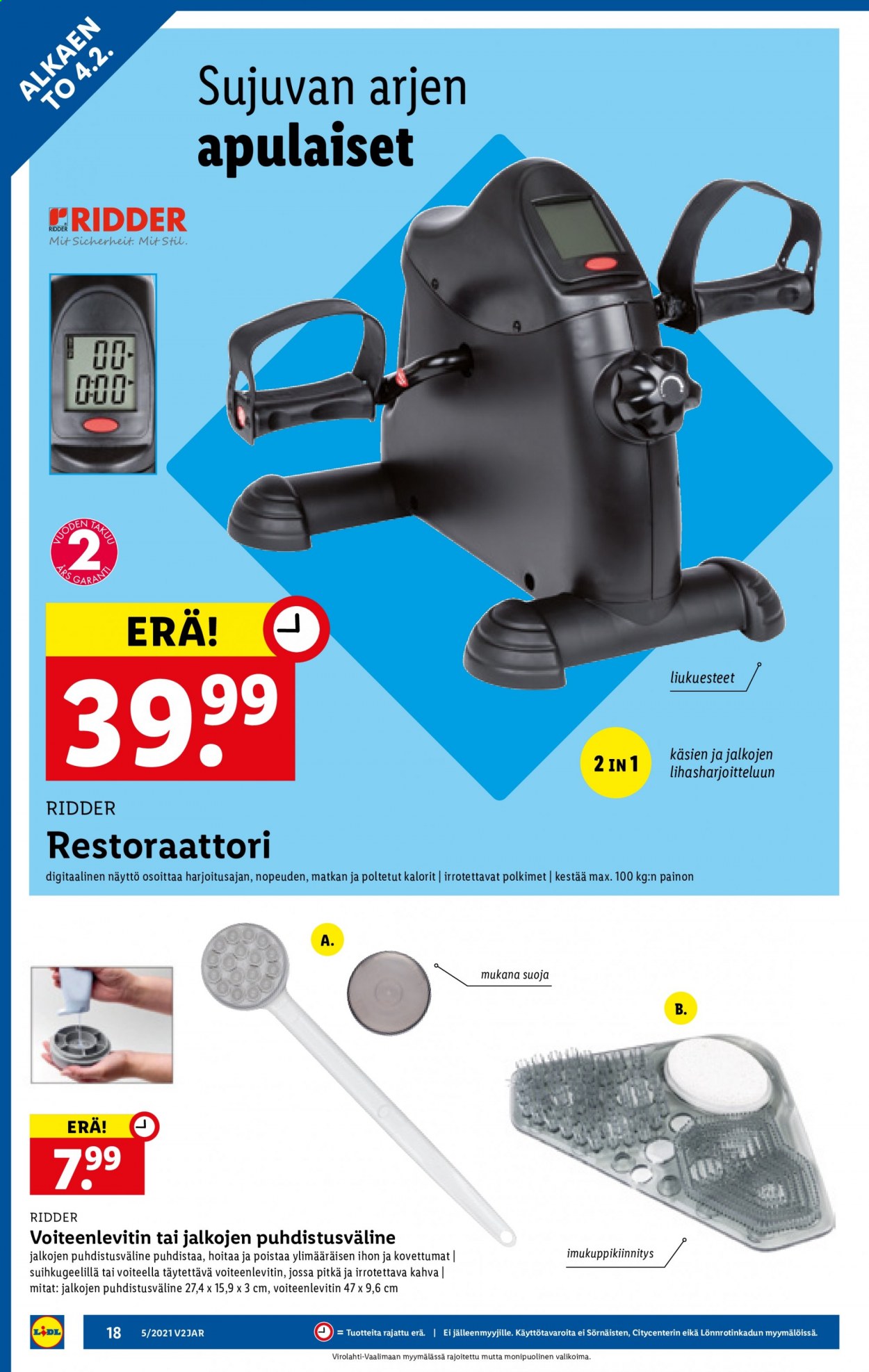 Lidl tarjoukset - 04.02.2021 - 10.02.2021. Sivu 18