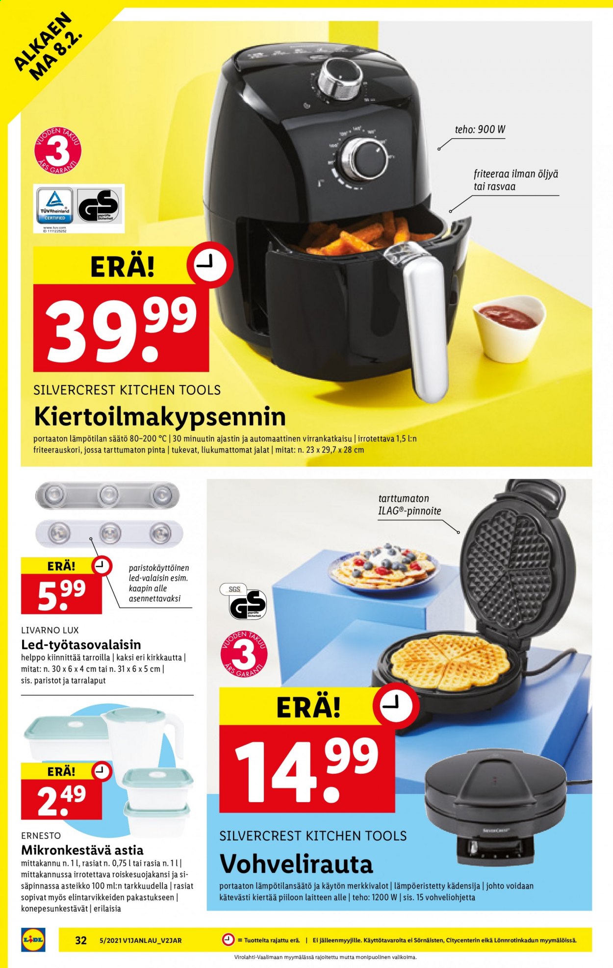 Lidl tarjoukset - 04.02.2021 - 10.02.2021. Sivu 32