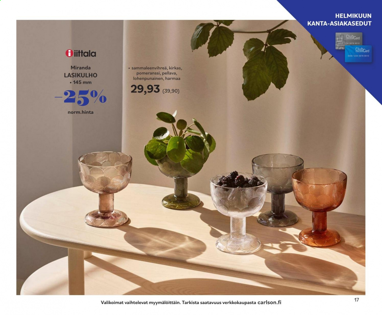 Carlson tarjoukset - 31.01.2021 - 28.02.2021. Sivu 17