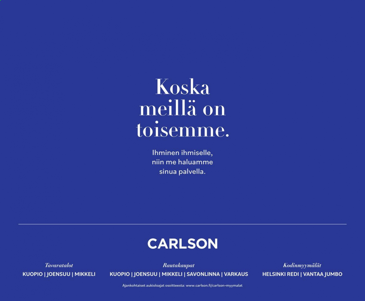 Carlson tarjoukset - 31.01.2021 - 28.02.2021. Sivu 26