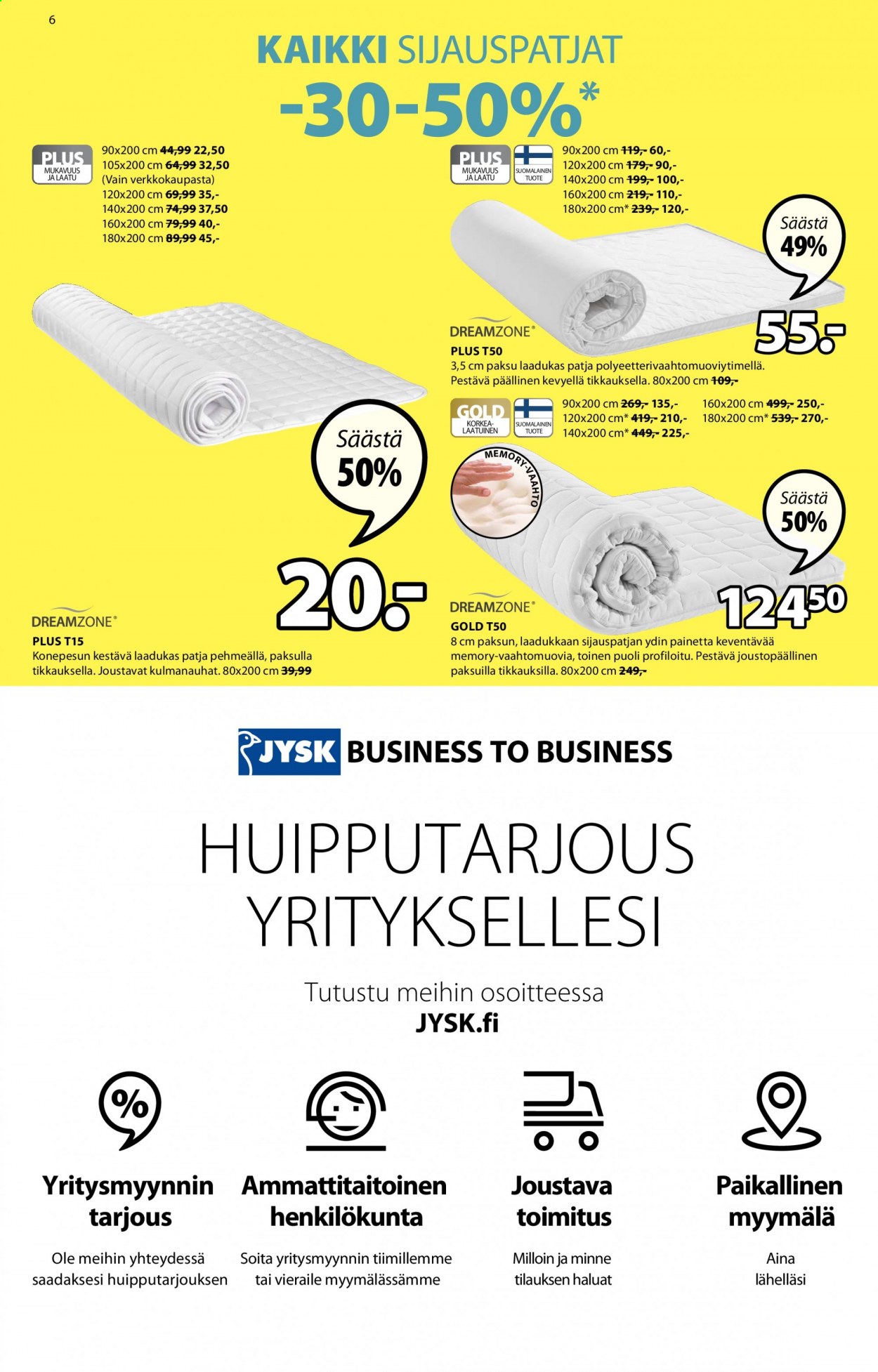JYSK tarjoukset - 01.02.2021 - 07.02.2021. Sivu 6