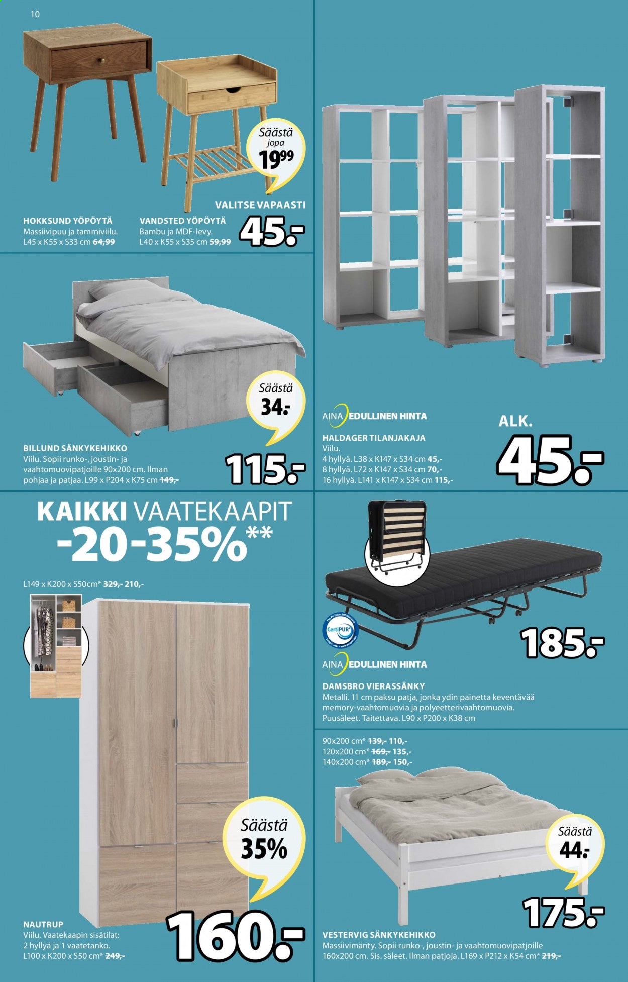 JYSK tarjoukset - 01.02.2021 - 07.02.2021. Sivu 10