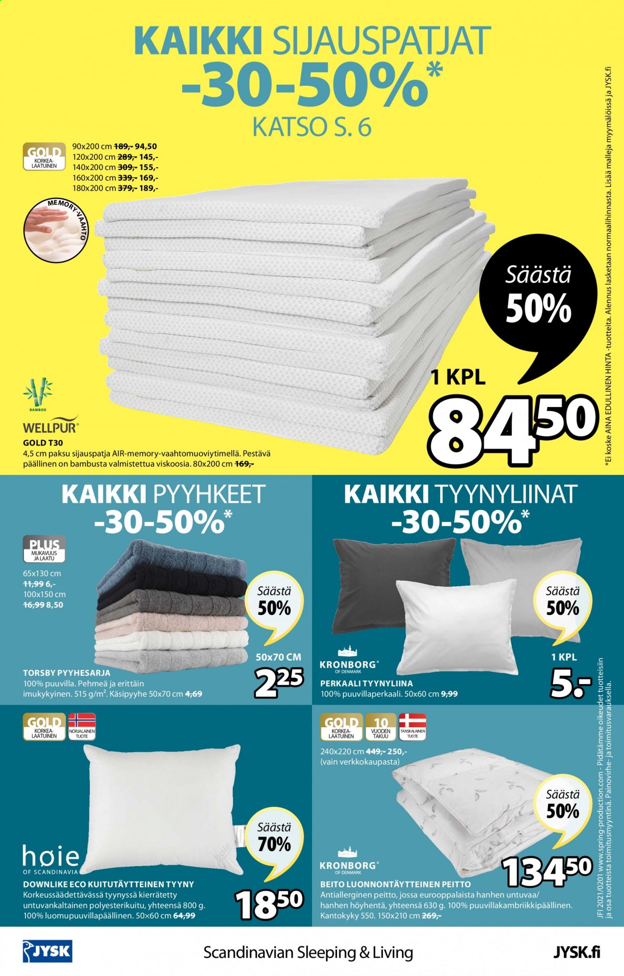 JYSK tarjoukset - 01.02.2021 - 07.02.2021. Sivu 16